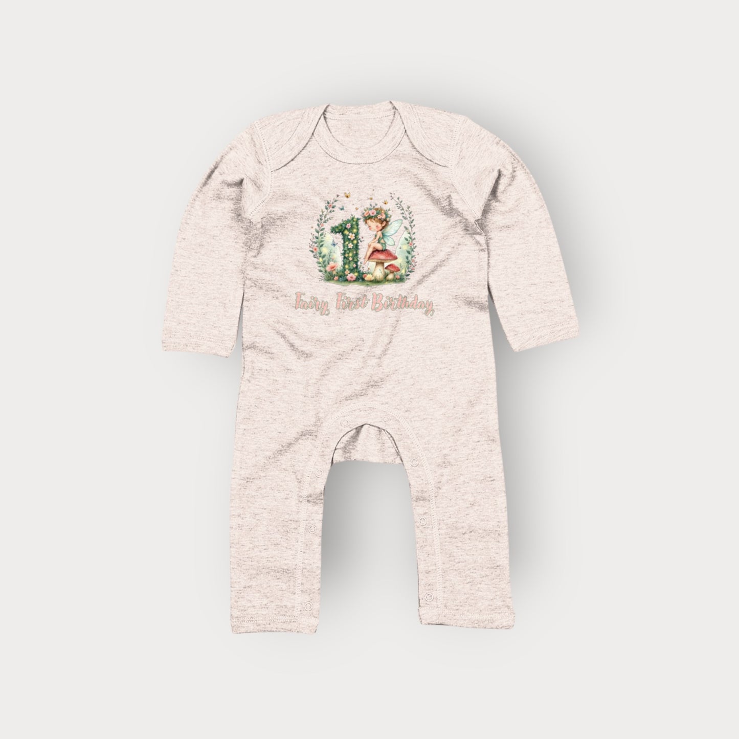 Fairy First Birthday Sleepsuit