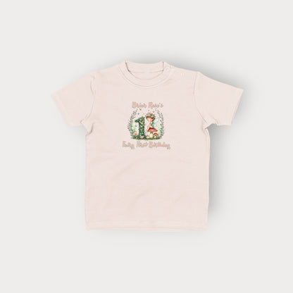 Custom Personalised Name Fairy First Birthday Tee