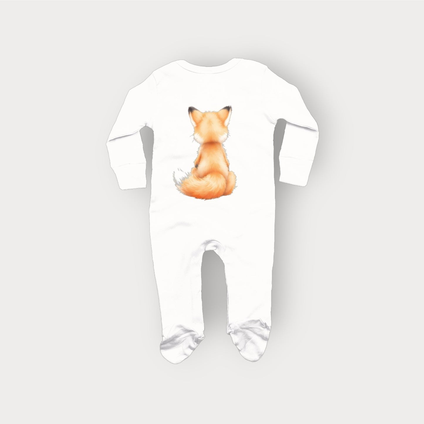 Watercolour Fox Sleepsuit