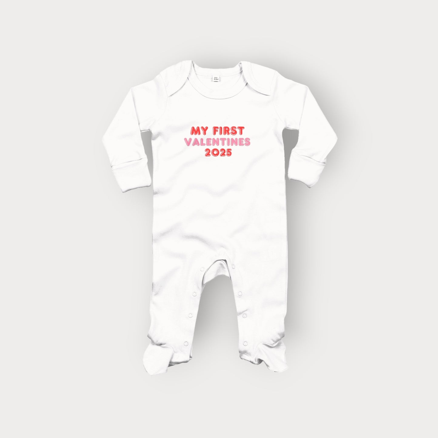 BriarBowes My First Valentines 100% Organic Bodysuit with Mitts