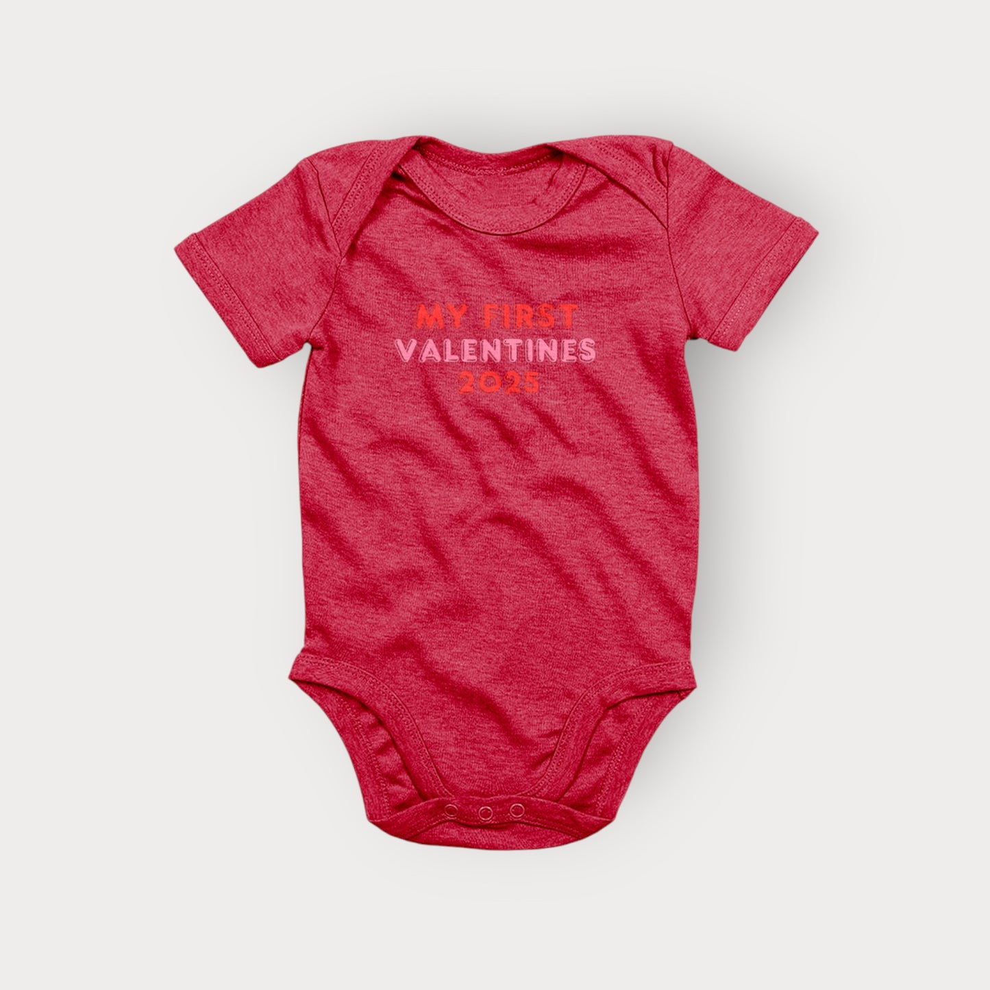 BriarBowes My First Valentines 100% Organic Bodysuit